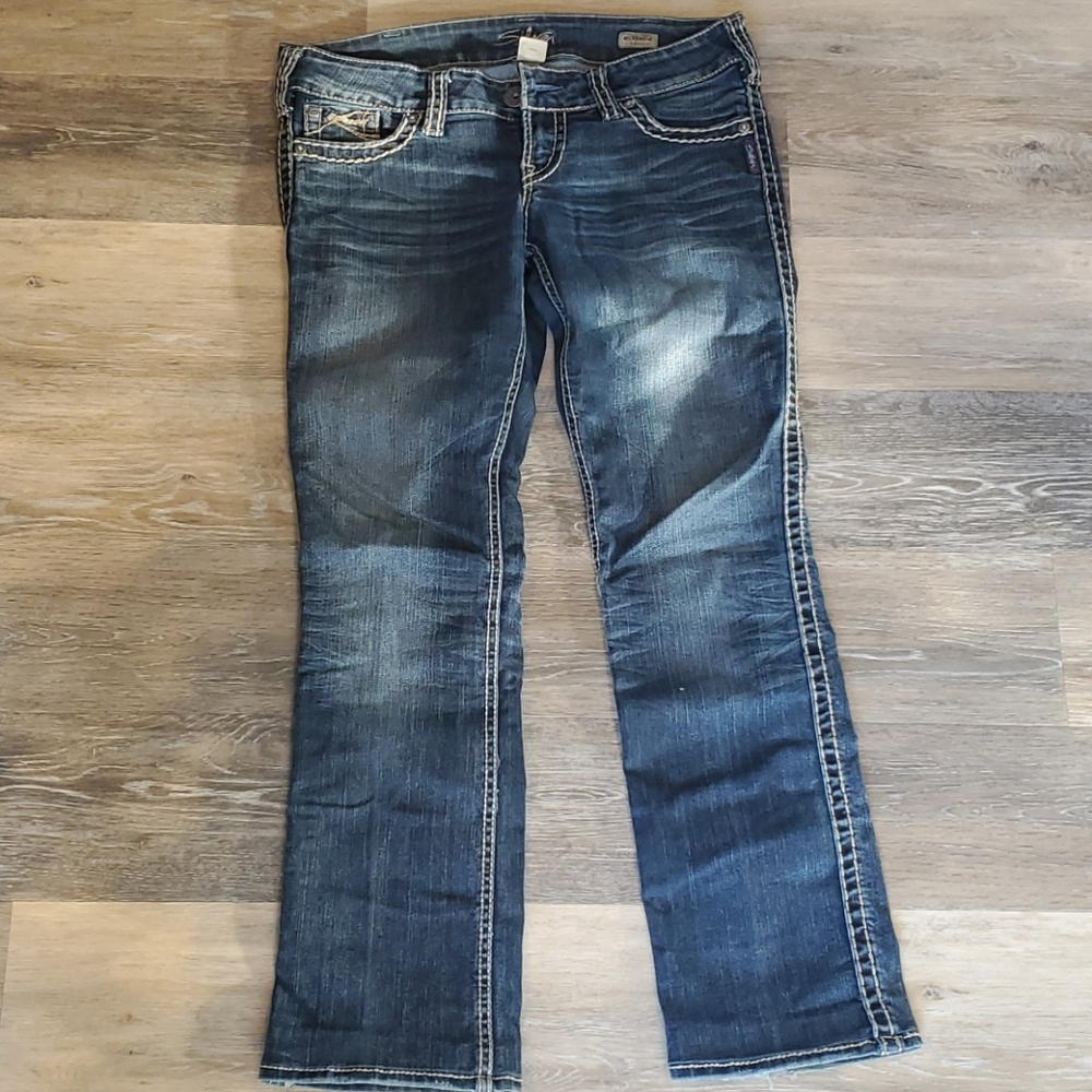 Silver jeans